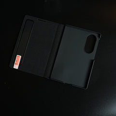 Smart View Leather Texture Flip Stand Case For Samsung Galaxy Z Fold 8