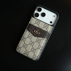 Premium Pattern Wallet Card Holder Case For iPhone 17 Series