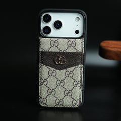 Premium Pattern Wallet Card Holder Case For iPhone 17 Series