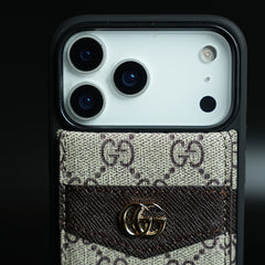 Premium Pattern Wallet Card Holder Case For iPhone 17 Series