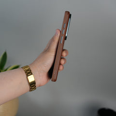 Galaxy S26 Ultra Luxe Leather Finish Case | Premium Soft-Touch Slim MagSafe Cover