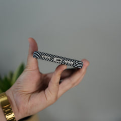 iPhone 17 Pro Carbon Fiber Texture Design Hard Pc MagSafe Case Cover GrayBlackLine Design