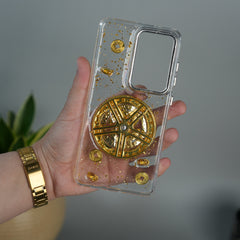 Samsung Galaxy S26 Ultra Rotation Dollar Bracelet Wristband Chain Phone Case Cover