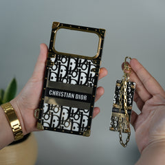 iPhone 17 Pro Max Luxury CD Trunk Case Cover With Chain