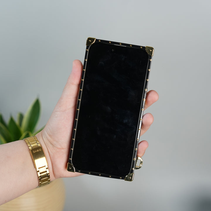 iPhone 17 Air Luxury CD Trunk Case Cover With Chain