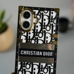 iPhone 17 Luxury CD Trunk Case Cover With Chain