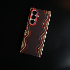 Premium Zigzag Pattern Case for Galaxy Z Fold 6 | Protective Case