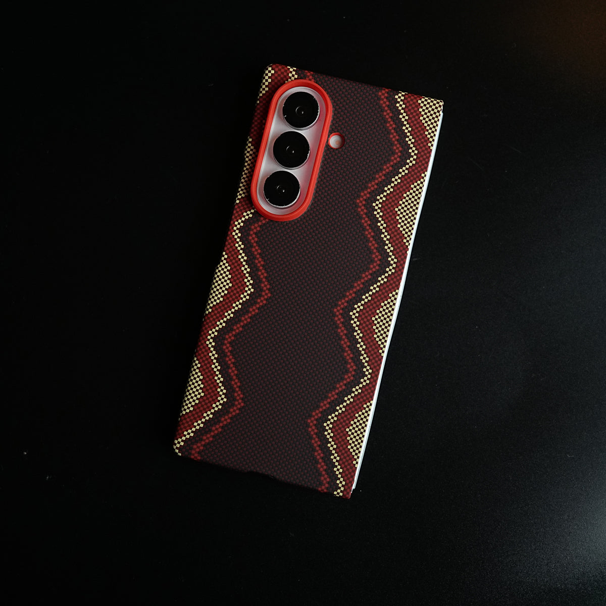 Premium Zigzag Pattern Case for Galaxy Z Fold 6 | Protective Case