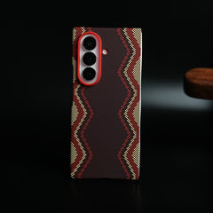 Premium Zigzag Pattern Case for Galaxy Z Fold 6 | Protective Case