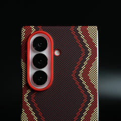 Premium Zigzag Pattern Case for Galaxy Z Fold 6 | Protective Case