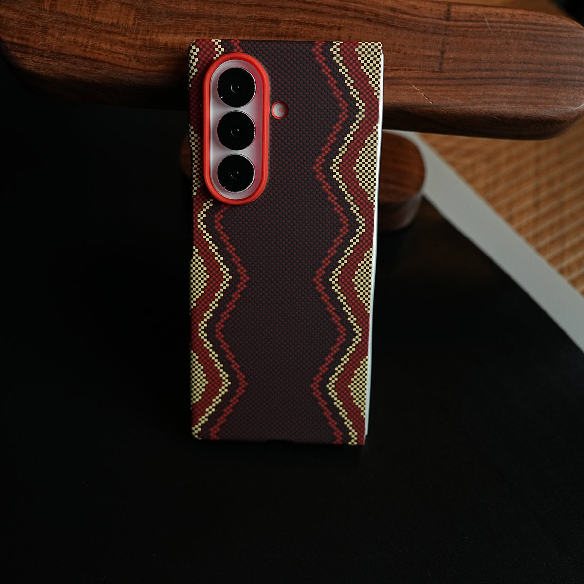 Premium Zigzag Pattern Case for Galaxy Z Fold 6 | Protective Case