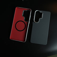 Carbon Fiber Texture Slim Case for Galaxy Ultra Series | MagSafe Case