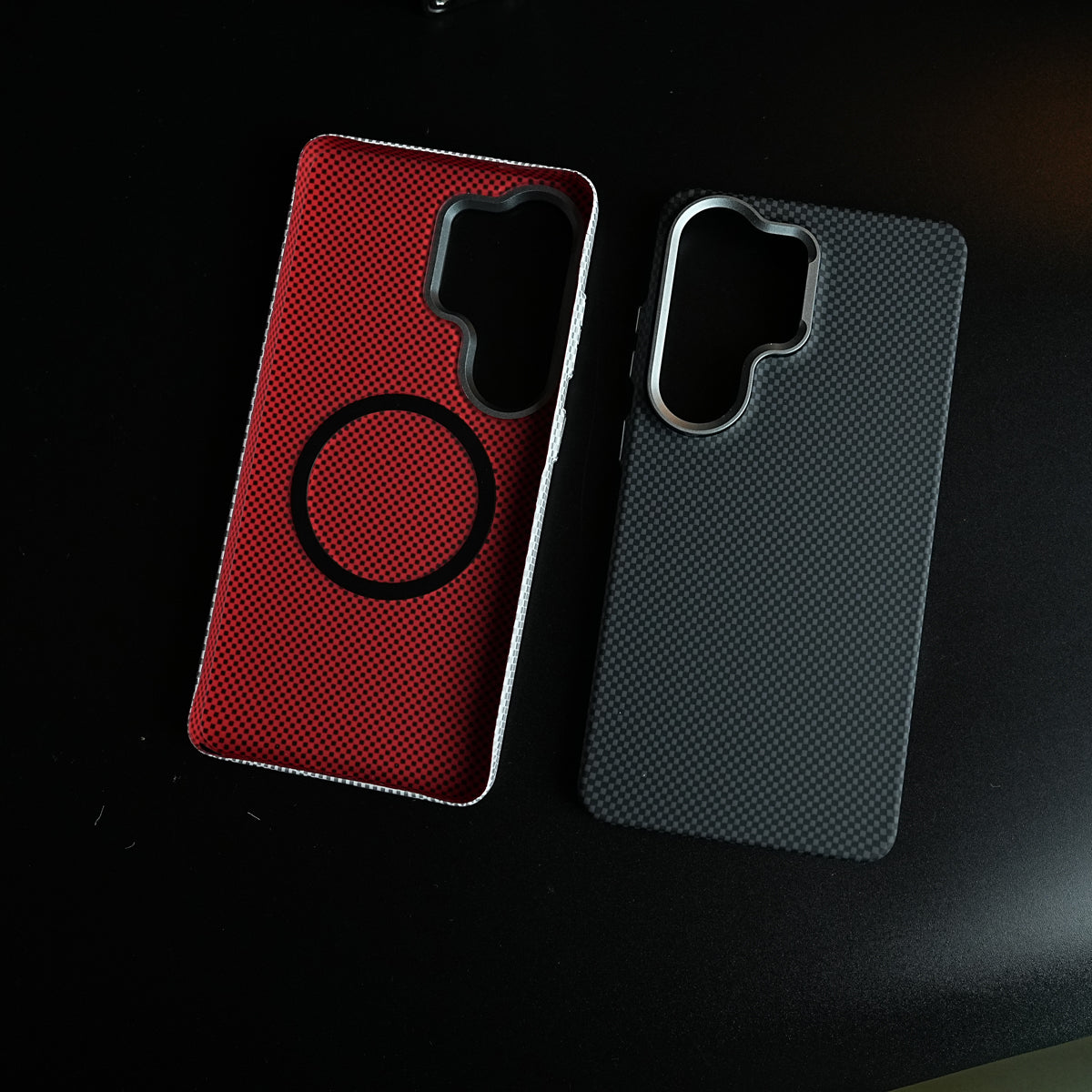 Carbon Fiber Texture Slim Case for Galaxy Ultra Series | MagSafe Case