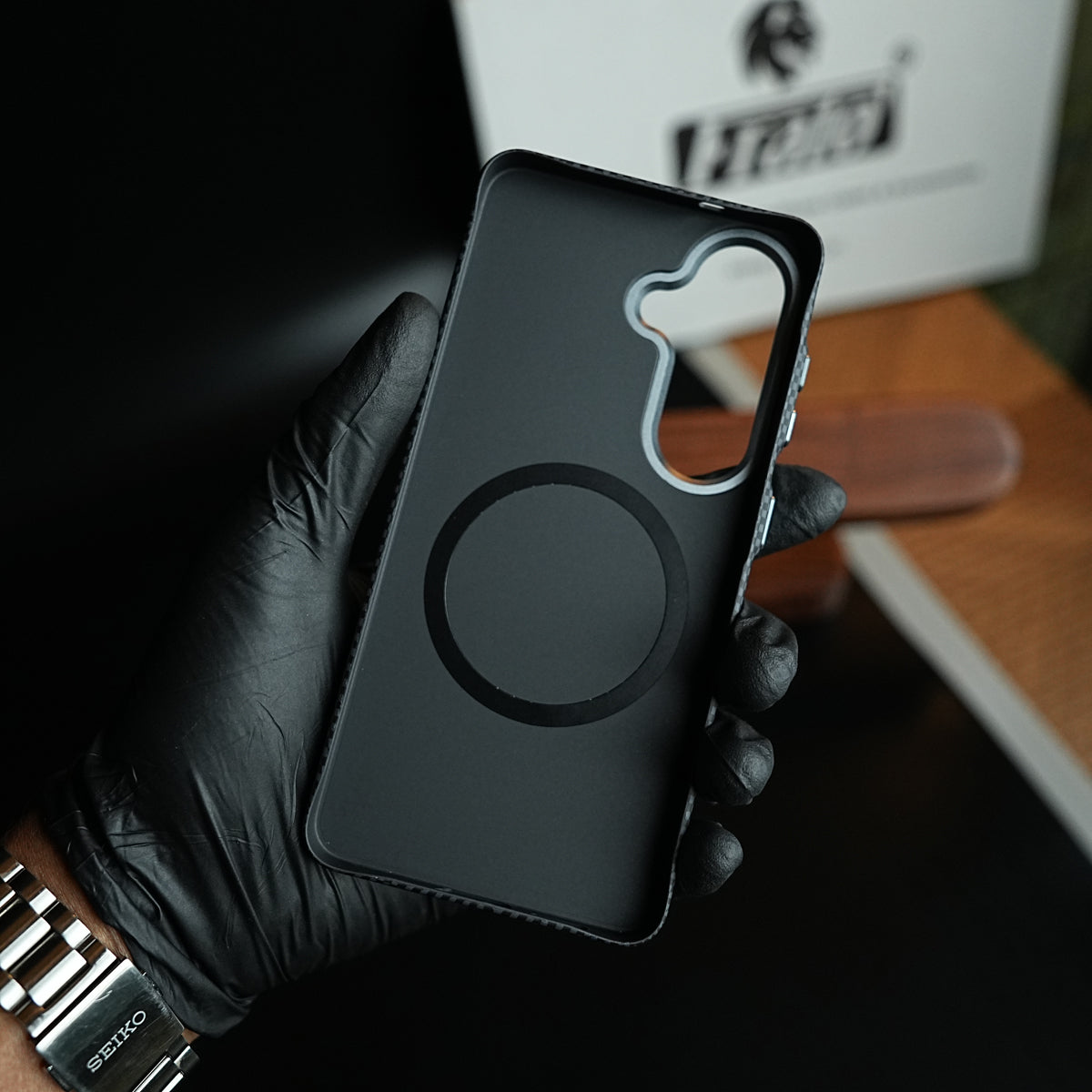Carbon Fiber Texture Slim Case for Galaxy S Series | MagSafe Case