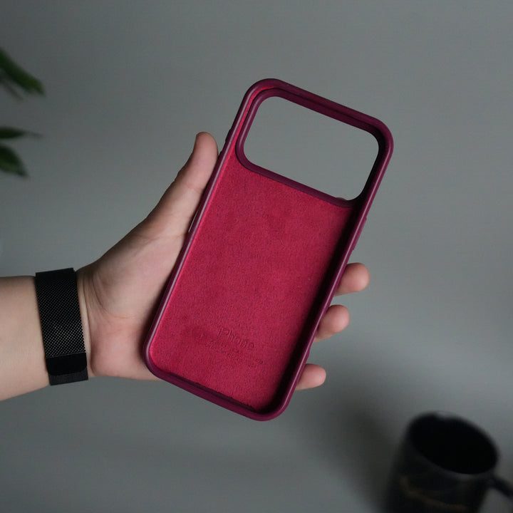 iPhone 17 Pro Liquid Silicone Case Cover (Plum)