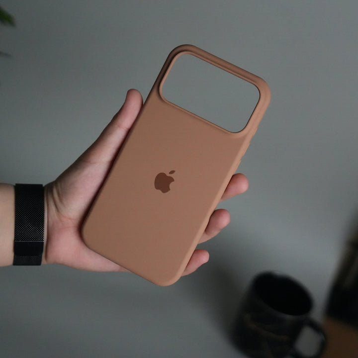 iPhone 17 Pro Liquid Silicone Case Cover (Brown)