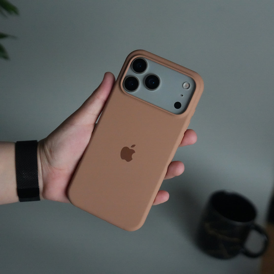 iPhone 17 Pro Liquid Silicone Case Cover (Brown)