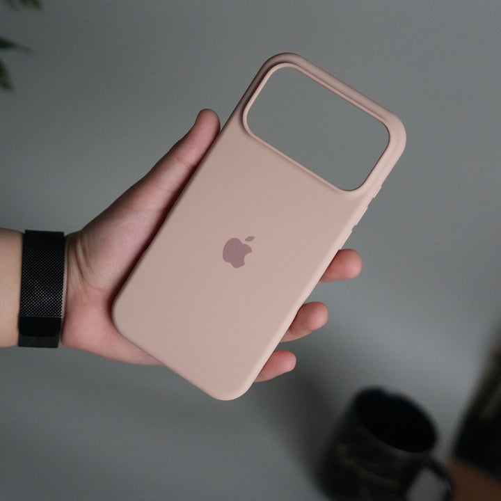 iPhone 17 Pro Liquid Silicone Case Cover (Blush Pink)
