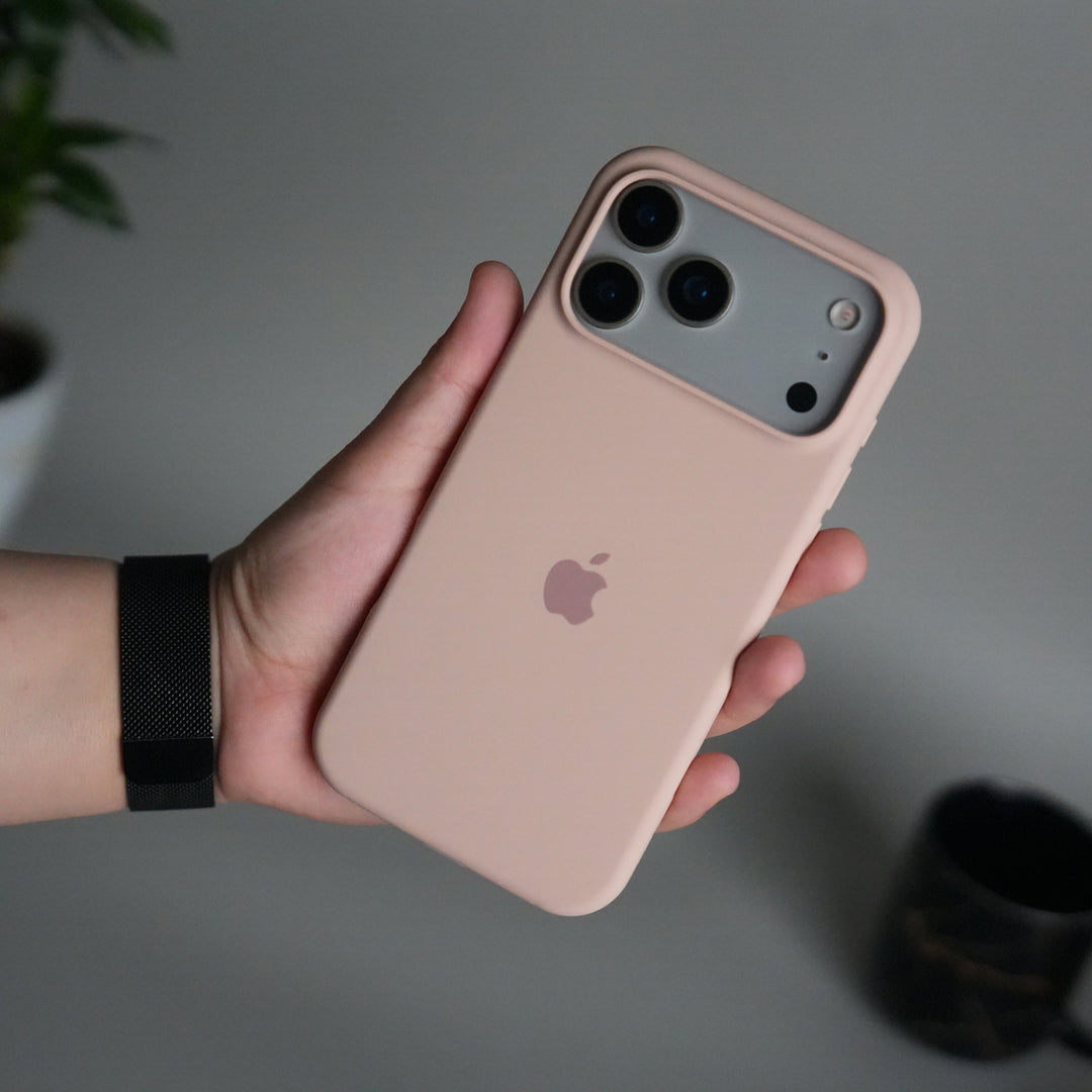 iPhone 17 Pro Liquid Silicone Case Cover (Blush Pink)