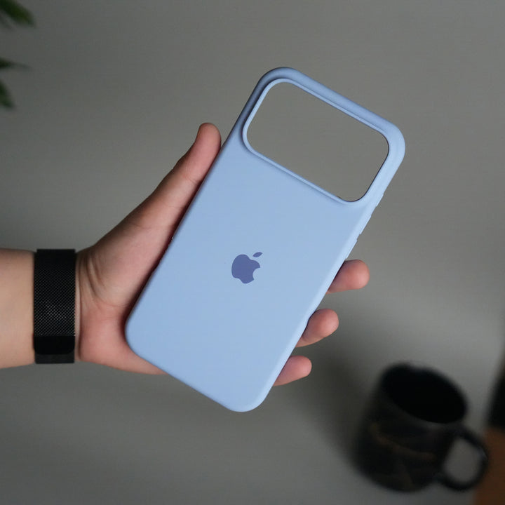 iPhone 17 Pro Liquid Silicone Case Cover (Baby Blue)