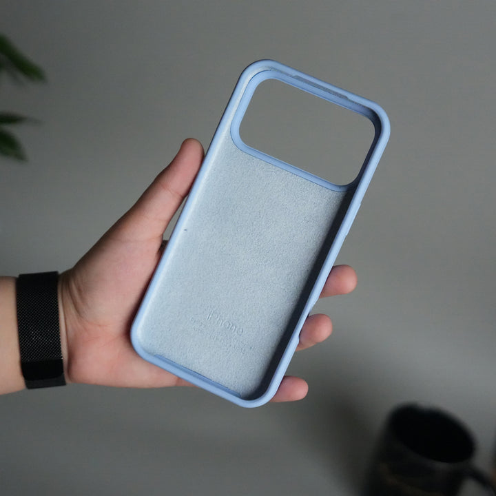 iPhone 17 Pro Liquid Silicone Case Cover (Baby Blue)