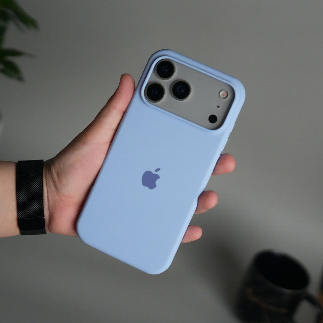 iPhone 17 Pro Liquid Silicone Case Cover (Baby Blue)