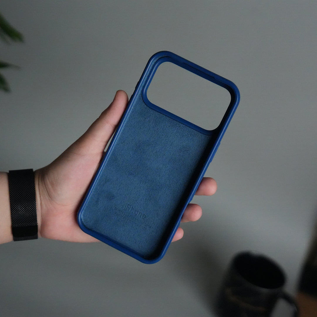 iPhone 17 Pro Liquid Silicone Case Cover (Pacific Blue)
