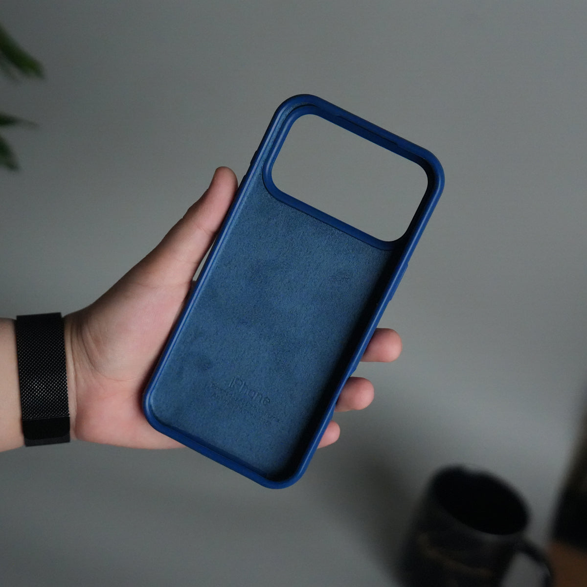 iPhone 17 Pro Max Liquid Silicone Case Cover (Pacific Blue)