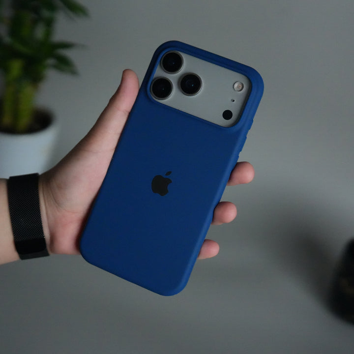 iPhone 17 Pro Liquid Silicone Case Cover (Pacific Blue)