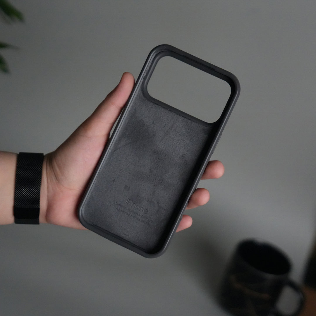 iPhone 17 Pro Liquid Silicone Case Cover (Dark Gray)