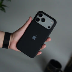 iPhone 17 Pro Liquid Silicone Case Cover | Black