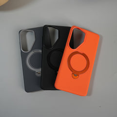 Galaxy S26 Ultra Dotted MS Ring Stand Case | Shockproof | Slim & Grip Design Cover