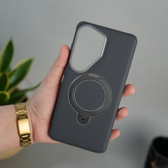 Galaxy S26 Ultra Dotted MS Ring Stand Case | Shockproof | Slim & Grip Design Cover