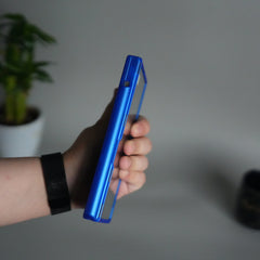 Galaxy Z Fold 7 S Pen Holder Case with Front Glass | Matte Finish Shockproof Hinge Protection Cover