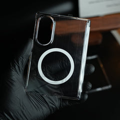 Crystal Clear Slim Protective Case for Galaxy Z Fold 8 | Ring Design