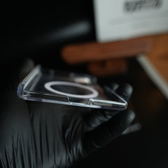 Crystal Clear Slim Protective Case for Galaxy Z Fold 8 | Ring Design