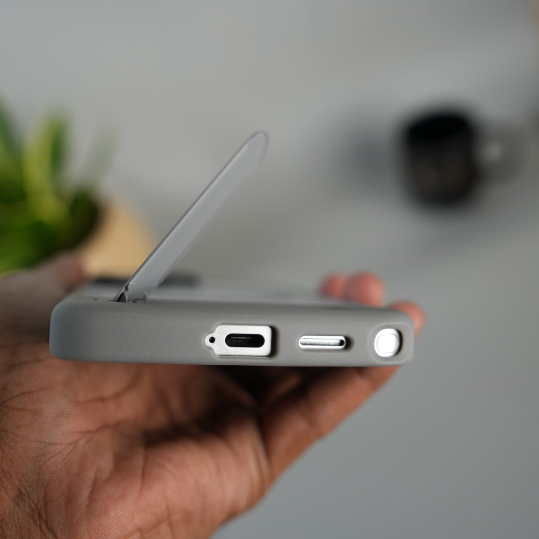 Galaxy S26 Ultra Matte Transparent MagSafe Kickstand Case | Shockproof & Clear Back Cover