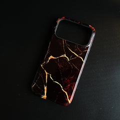 iPhone 17 Series Crimson Marble MagSafe Case Cover