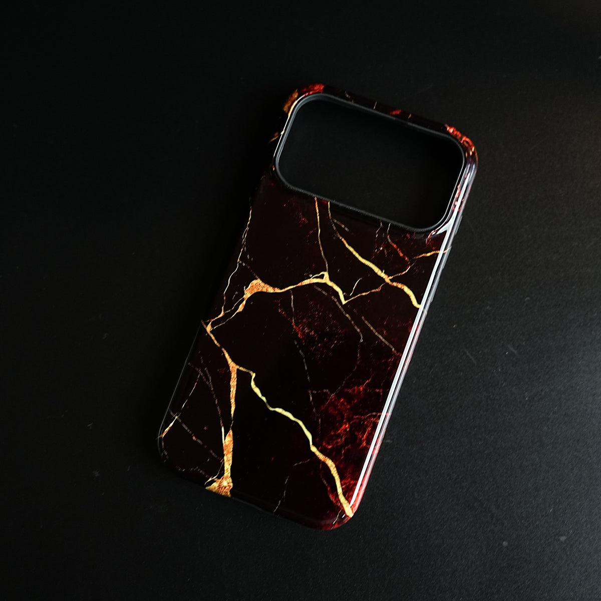 iPhone 17 Series Crimson Marble MagSafe Case Cover