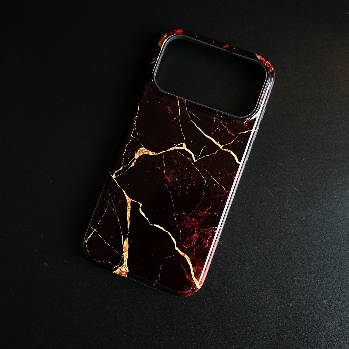 iPhone 17 Series Crimson Marble MagSafe Case Cover
