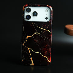 iPhone 17 Series Crimson Marble MagSafe Case Cover