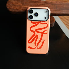 iPhone 17 Series Ribbon Bow Design MagSafe Case Cover