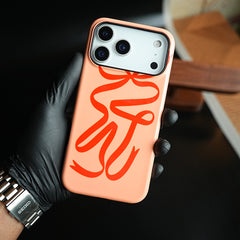 iPhone 17 Series Ribbon Bow Design MagSafe Case Cover