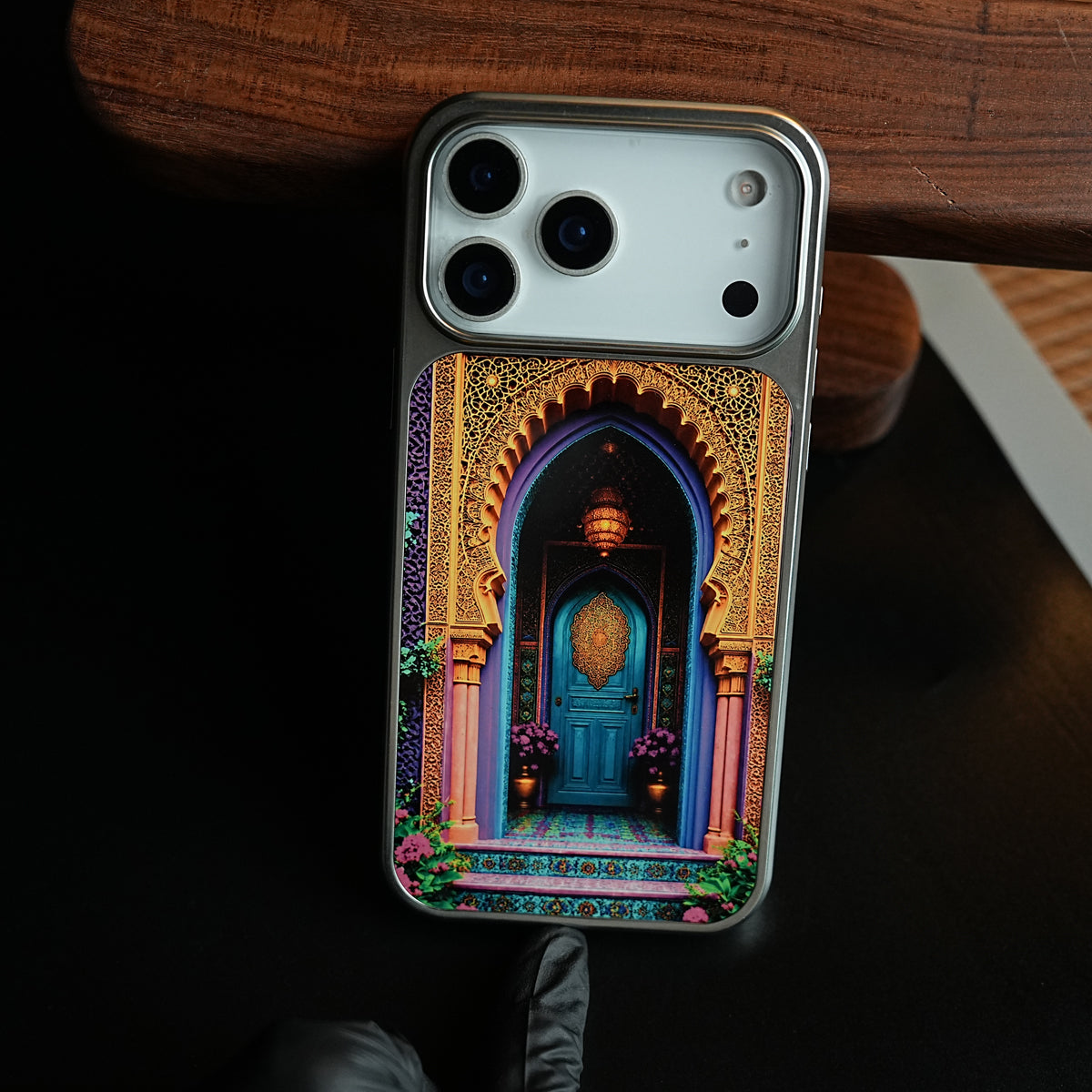 iPhone 17 Series Royal Arch Artistic Design Case Cover