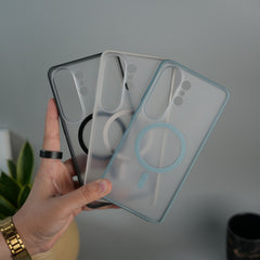 Galaxy S26 Ultra Frosted Matte MagSafe Case | Translucent Elegance Cover