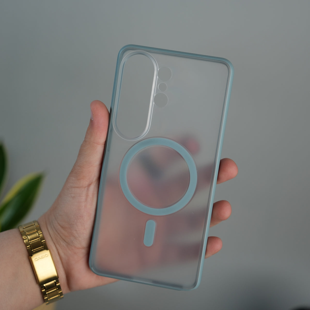 Galaxy S26 Ultra Frosted Matte MagSafe Case | Translucent Elegance Cover