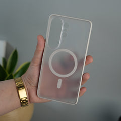 Galaxy S26 Ultra Frosted Matte MagSafe Case | Translucent Elegance Cover
