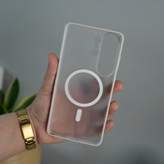 Galaxy S26 Ultra Frosted Matte MagSafe Case | Translucent Elegance Cover