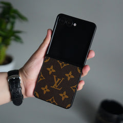 Samsung Galaxy Z Flip 7 Luxury Leather Case Cover