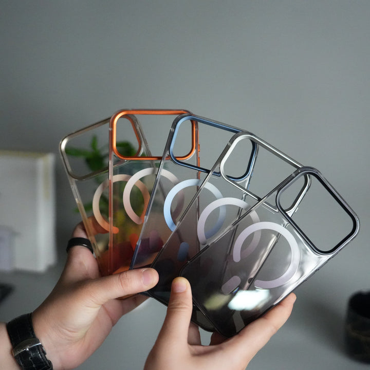 iPhone 17 Pro Max Dual Shade Magnetic Case | Aluminum Frame with MagSafe Ring & Metal Camera Guard